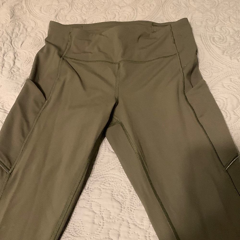 Lulu lemon leggings -forest green